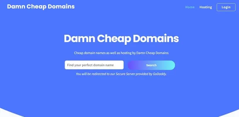 Get the cheapest domain names on planet Earth with Damn Cheap Domains. Website services by Ranked Brands